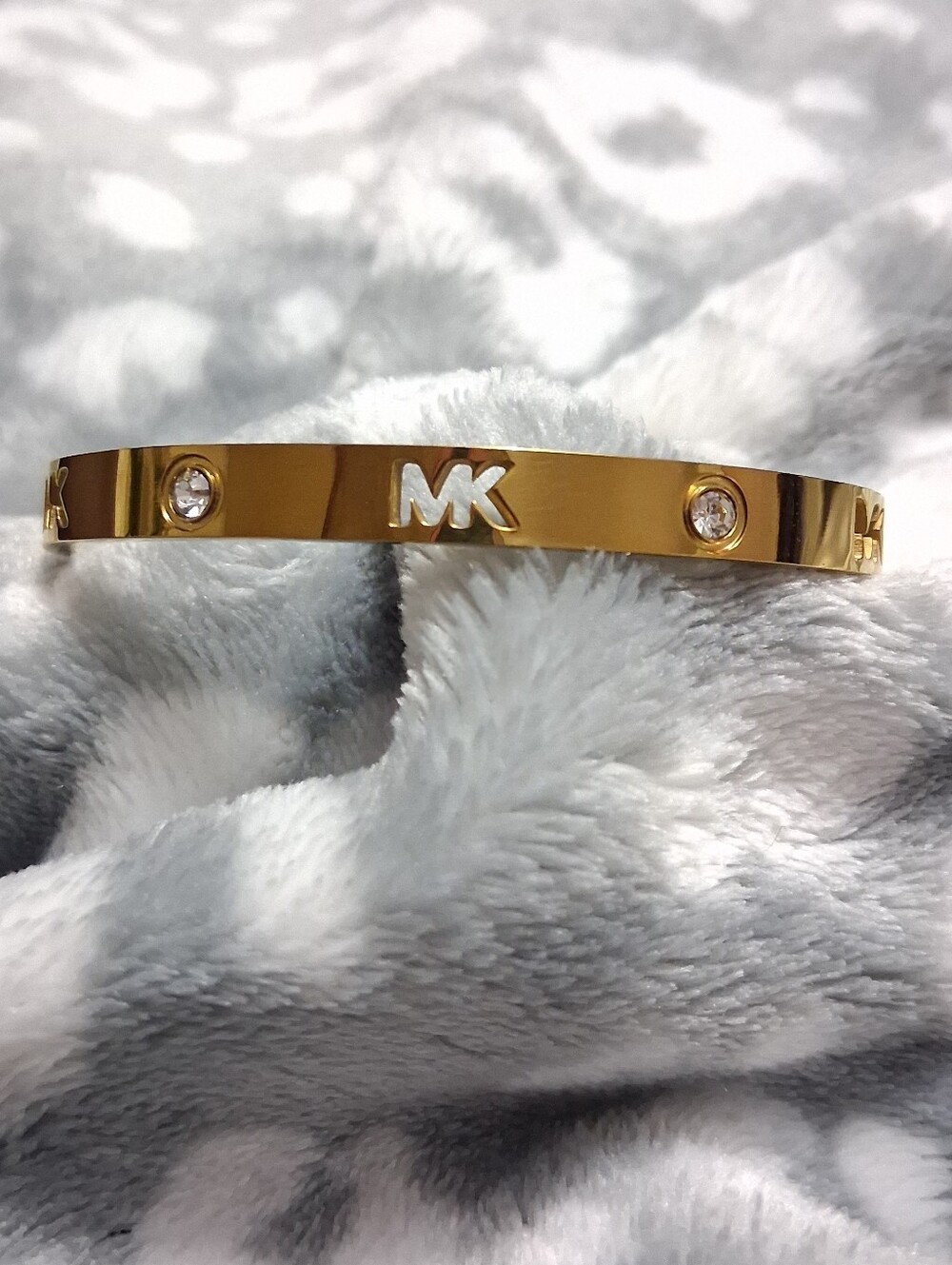 Fashion Jewelry Stainless Steel Gold-tone Bangle Bracelet
